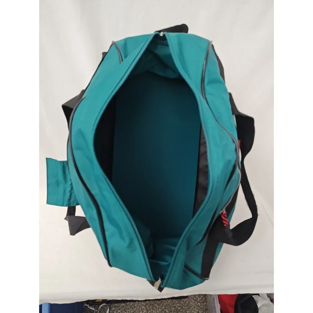 Vintage Converse Duffel‎ Bag All Star Club Tote Blue Gym Large Green with strap